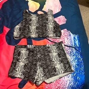 Aerie Snakeskin Bikini Print